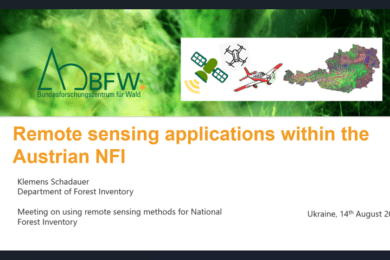 Remote Sensing Technologies to be used in National Forest Inventories