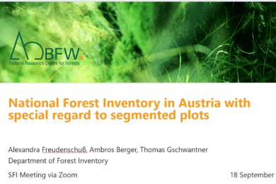 Public needs and scientific opportunities for dealing with segmented plots during NFI